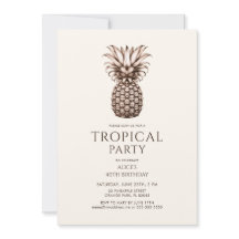 Tropisch feest met ananas
