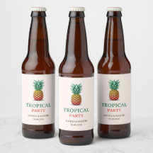 Tropisch feest retro ananas