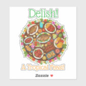 Tropisch Feest Sticker (Vel)