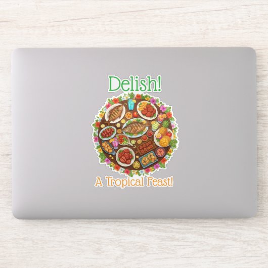 Tropisch Feest Sticker (Computer)