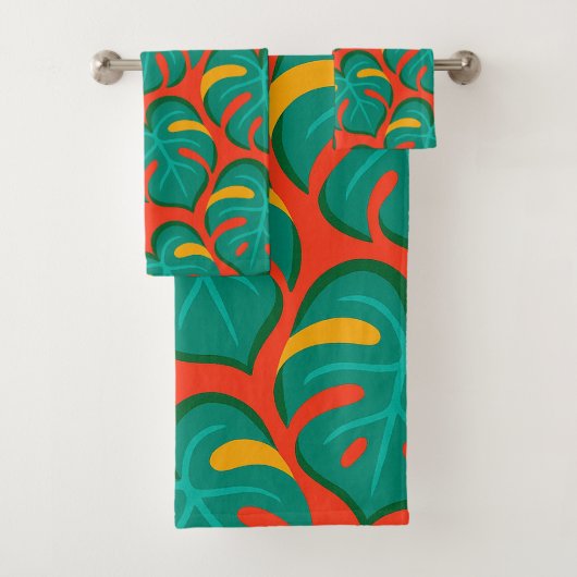 Tropisch Fiesta Patroon Bad Handdoek (Insitu)