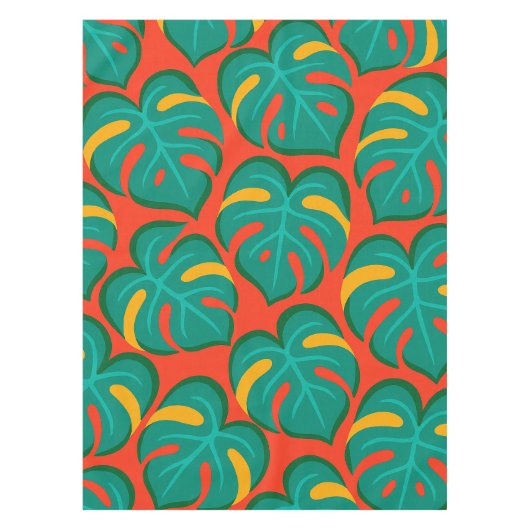 Tropisch Fiesta Patroon Tafelkleed (Voorkant)