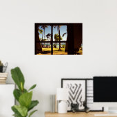 Tropisch Fiji Beach Scene wapcn Poster (Thuiskantoor)