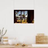 Tropisch Fiji Beach Scene wapcn Poster (Keuken)