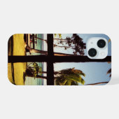 Tropisch Fijisiaans strandtafereel iphcna iPhone 15 Case (Achterkant horizontaal)