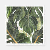 Tropisch filodendron in de stijl van Jean Triptyc Servet (Voorkant)