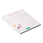 Tropisch Flamingo Alligator Sun Notitieblok (Schuin)