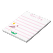 Tropisch Flamingo Alligator Sun Notitieblok (Linkerzijde)