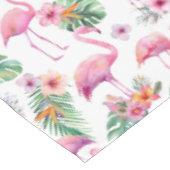 Tropisch Flamingo Baby shower tafelkleed (Gekanteld)