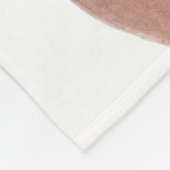 Tropisch Flamingo Bird Fleece Deken (Hoek)