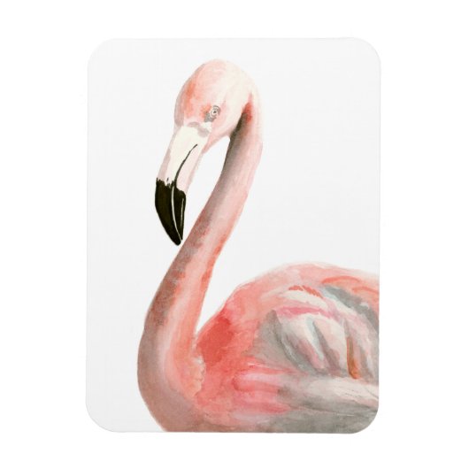 Tropisch Flamingo Bird Magneet (Verticaal)
