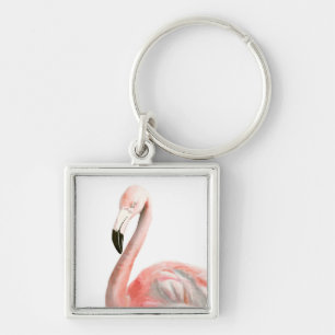 Tropisch Flamingo Bird Sleutelhanger