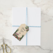 Tropisch Flamingo Geel Favor Bedankt Cadeaulabel (Met Touw)