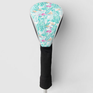 Tropisch Flamingo Golf Head Hoesje Golfheadcover