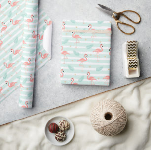 Tropisch Flamingo-inpakpapier Cadeaupapier