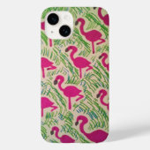 Tropisch Flamingo iPhone Case (Achterkant)
