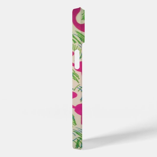 Tropisch Flamingo iPhone Case (Achterkant / Rechts)