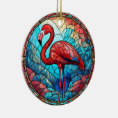 Tropisch Flamingo Keramisch Decoratief Ornament (Rechts)