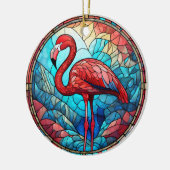 Tropisch Flamingo Keramisch Decoratief Ornament (Links)