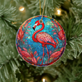 Tropisch Flamingo Keramisch Decoratief Ornament