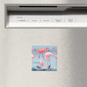 Tropisch Flamingo Magnet (Insitu (Vaatwasser))