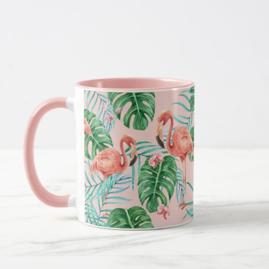 Tropisch Flamingo Mok (Links)
