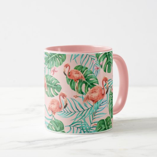 Tropisch Flamingo Mok (Voorkant rechts)