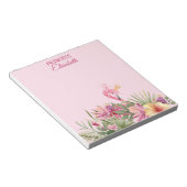 Tropisch Flamingo Notitieblok (Schuin)