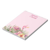 Tropisch Flamingo Notitieblok (Linkerzijde)