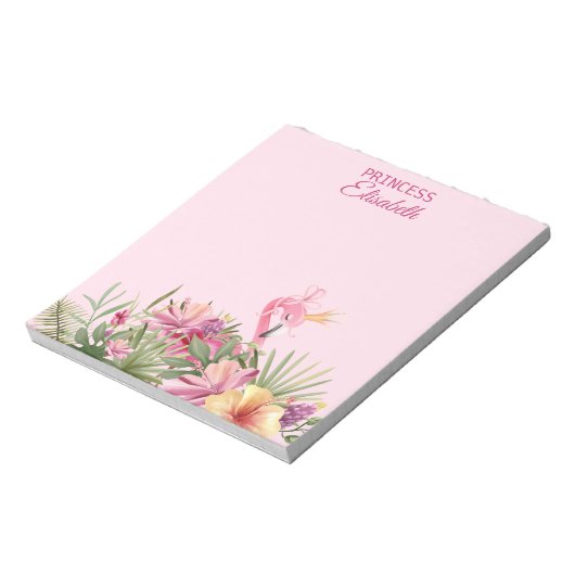 Tropisch Flamingo Notitieblok (Linkerzijde)