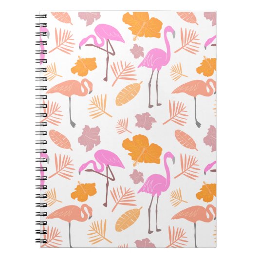 Tropisch Flamingo Notitieboek (Voorkant)
