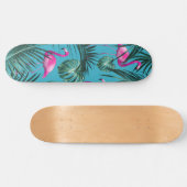 Tropisch Flamingo patroon #4 Persoonlijk Skateboard (Horizontaal)