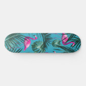 Tropisch Flamingo patroon #4 Persoonlijk Skateboard (Horizontaal)