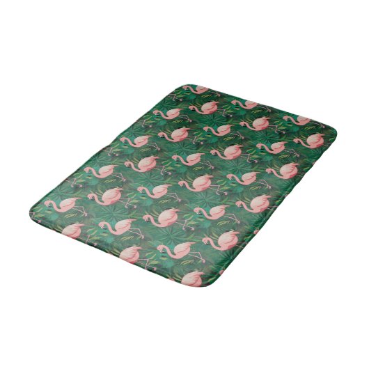 Tropisch Flamingo patroon Badmat (Gekanteld)