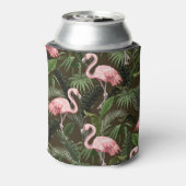 Tropisch Flamingo patroon: bladeren Blikjeskoeler (Blikje Achterkant)