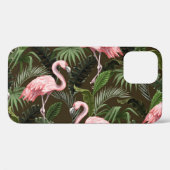 Tropisch Flamingo patroon: bladeren Case-Mate iPhone Case (Achterkant (horizontaal))