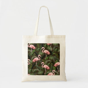 Tropisch Flamingo patroon: bladeren Tote Bag
