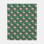 Tropisch Flamingo patroon Fleece Deken (Voorkant)