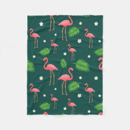 Tropisch Flamingo Patroon Fleece Deken