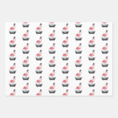 Tropisch Flamingo patroon Inpakpapier Vel (Voorkant 3)