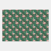 Tropisch Flamingo patroon Inpakpapier Vel (Voorkant 2)