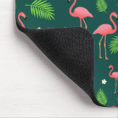 Tropisch Flamingo Patroon Muismat (Hoek)