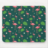 Tropisch Flamingo Patroon Muismat (Voorkant)