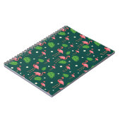 Tropisch Flamingo Patroon Notitieboek (Linkerzijde)