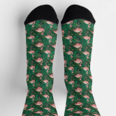 Tropisch Flamingo Patroon Sokken (Top)