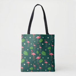 Tropisch Flamingo Patroon Tote Bag