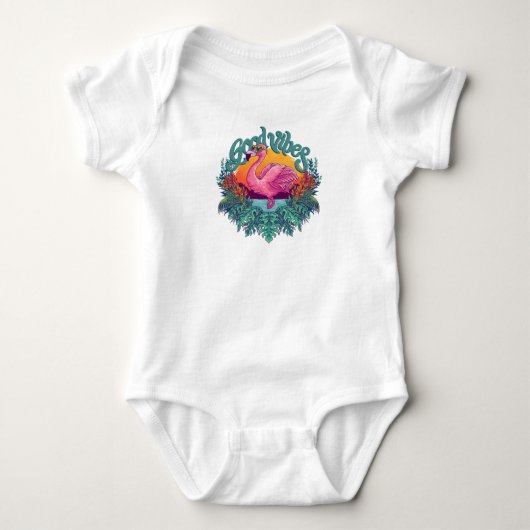 Tropisch Flamingo Romper (Voorkant)