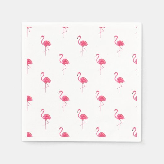 Tropisch Flamingo Servet (Voorkant)