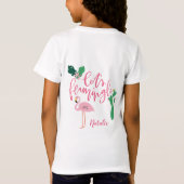 Tropisch flamingo t-shirt (Achterkant)
