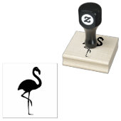 Tropisch Flamingo thema Dierlijk ontwerp Rubberstempel (Gestempeld)